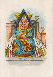 The Queen in Court 1930. Artist: John Tenniel