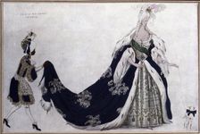 The Queen in Sleeping Beauty of the Forest 1907. Creator: Bakst, Leon (1866-1924)