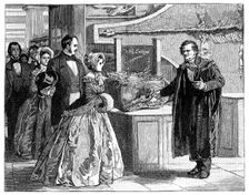 The Queen in the Woodwardian Museum, c1850s, (1900)
