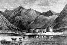 The Queen in the Highlands: ruins of Old Inverlochy Castle, 1873. Creator: Unknown