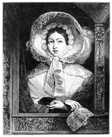The Queen in the Royal Gallery c1850s, (1900)