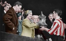 The Queen Presents The Cup 1937. Creator: Unknown