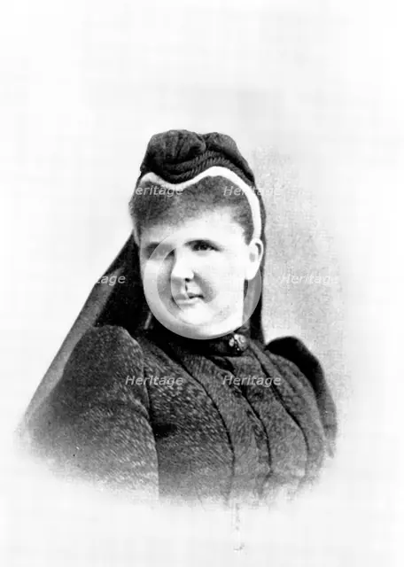 The Queen-Regent, mother of the Queen of the Netherlands, 1895. Creator: Adolphe Zimmermans.