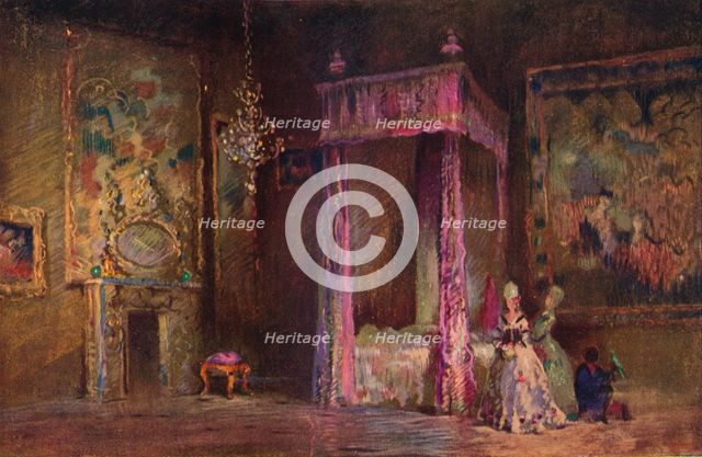 'The Queen's Bedchamber', c1916. Artist: George Sheringham.