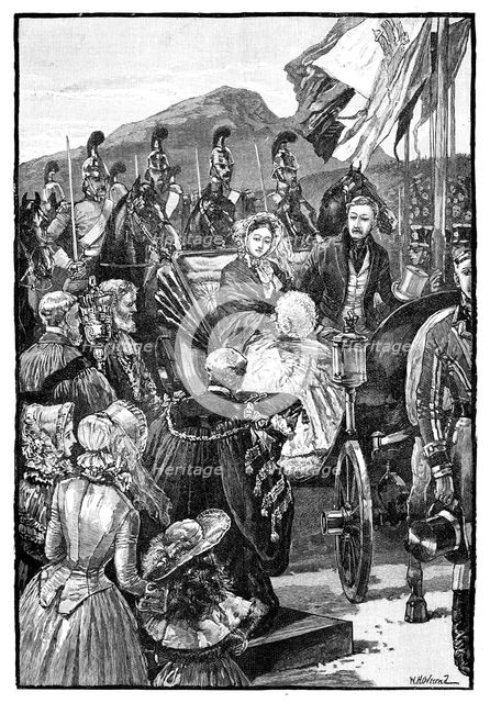 The Queen's entry into Edinburgh, c1840s, (1900). Artist: Unknown