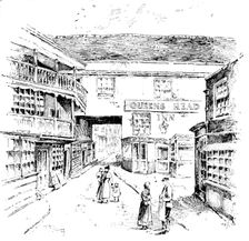 The Queen's Head, an old inn in High Street, Southwark, about to be demolished, 1895. Creator: Unknown