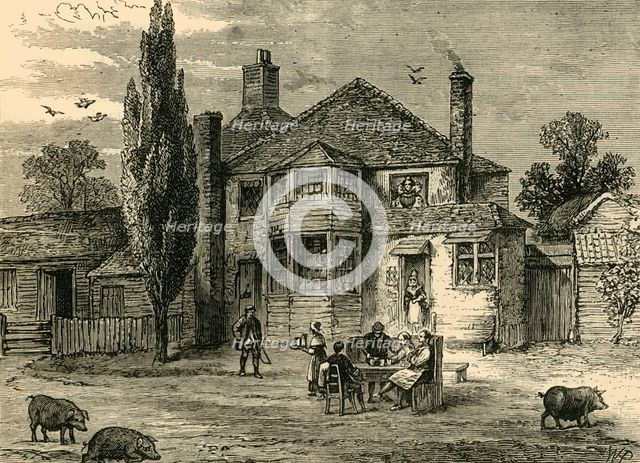 'The "Queen's Head and Artichoke".', c1876. Creator: Unknown.