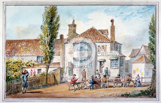 The Queen's Head and Artichoke Inn, Regents Park, London, c1810.                                Artist: George Shepherd