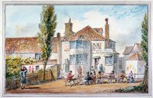 The Queen's Head and Artichoke Inn, Regents Park, London, c1810. Artist: George Shepherd