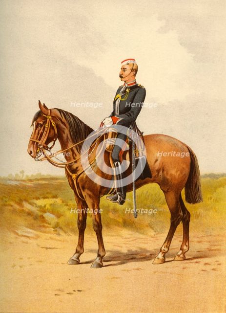 'The Queen's Own Royal Regiment - Staffordshire Yeomanry', 1890. Creator: Godfrey Douglas Giles.