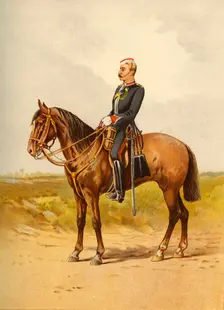 The Queen's Own Royal Regiment - Staffordshire Yeomanry 1890. Creator: Godfrey Douglas Giles