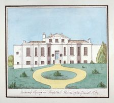 The Queen's Lying-in Hospital, Kensington Gravel Pits, London, c1820. Artist: Anon