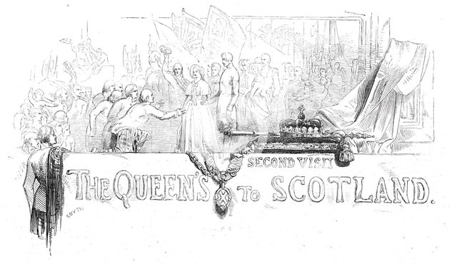 The Queen's second visit to Scotland, 1844. Creator: Smyth.