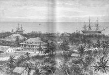 The Queen's Palace at Papeete, Tahiti c1885, (1890). Artist: Robert Taylor Pritchett