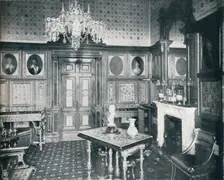 The Queen's Private Audience Chamber at Windsor Castle c1899, (1901). Artist: HN King