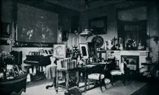 The Queen's Private Sitting Room at Osborne c1899, (1901). Artist: Hughes & Mullins