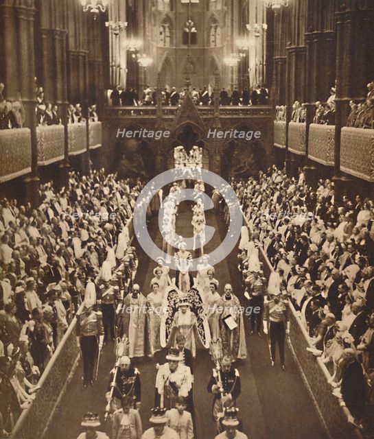 'The Queen's Procession', May 12 1937. Creator: Unknown.