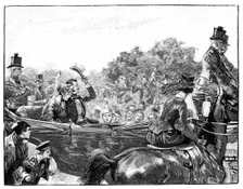 The Queen's Reception in Hyde Park, London, c1840s, (1900)