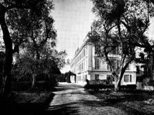 The Queen's Visit to Cimiez: Grand Hótel de Cimiez, occupied by the Queen, 1895. Creator: Jean Gilletta