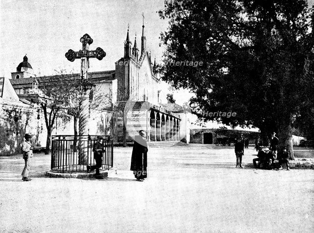 The Queen's Visit to Cimiez: the Monastery of Cimiez, 1895. Creator: Jean Gilletta.