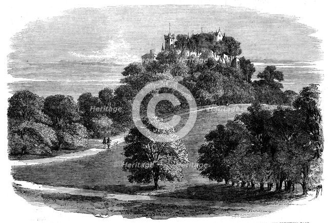 The Queen's visit to Germany: Kallenberg, near Cobourg, the Duke's hunting chateau..., 1862. Creator: Unknown.