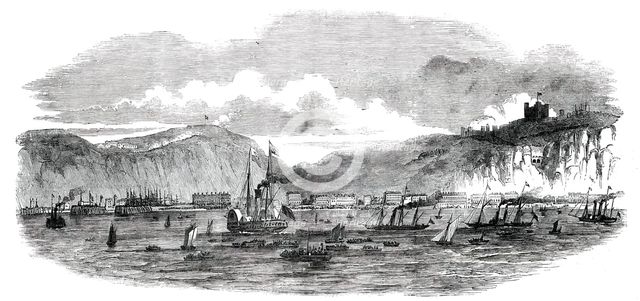 The Queen's Visit to Dover Harbour, 1850. Creator: Unknown.