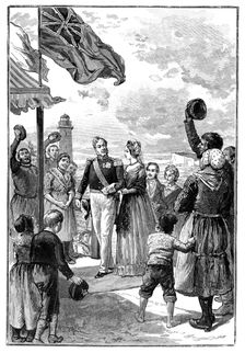 The Queen's Visit to France 19th century, (1900)