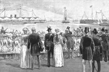 The Queen's visit to Southampton - opening the Empress Dock 1890. Creator: Unknown