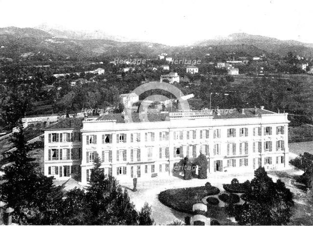 The Queen's Visit to the Riviera: view from the Excelsior Regina Hotel...at Cimiez, 1898.  Creator: Alexander Lamont Henderson.