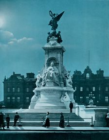 The Queen Victoria memorial, Buckingham Palace, London, 1911-1912. Creator: Francis Godolphin Osbourne Stuart