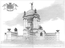 The Queen Victoria memorial, Liverpool, Merseyside, 1906.Artist: Ralph Keighley