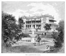 The Queensland Club, Australia, 1886