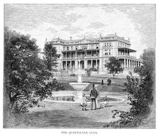 The Queensland Club, Australia, 1886