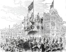 The Queen's Visit to the East End of London: Trophy in Whitechapel-Road, 1876. Creator: Unknown