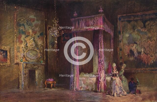 'The Queen's Bedchamber', c1916. Artist: George Sheringham.