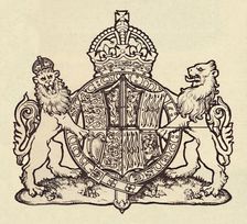 The Queen's Coat of Arms 1937. Creator: Unknown