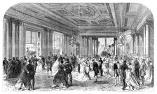 The Queen's Drawingroom: Grand Entrance-Hall, Buckingham Palace, 1868. Creator: C. R.