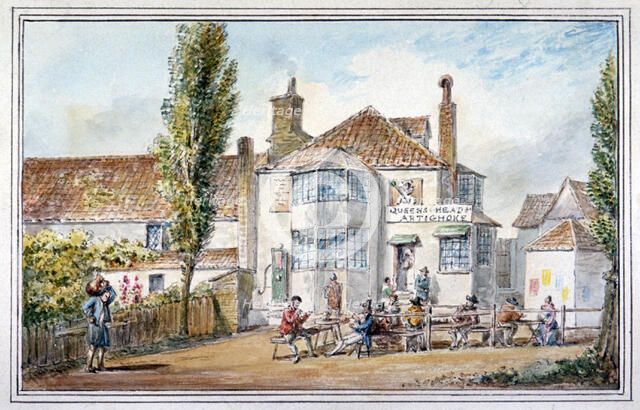 The Queen's Head and Artichoke Inn, Regents Park, London, c1810.                                Artist: George Shepherd