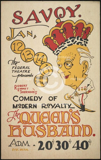 The Queen's Husband, San Diego, 1938. Creator: Unknown.