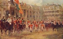 The Queen's Jubilee Procession on the Way to Westminster Abbey, June 21, 1887 1906. Artist: R Dudley