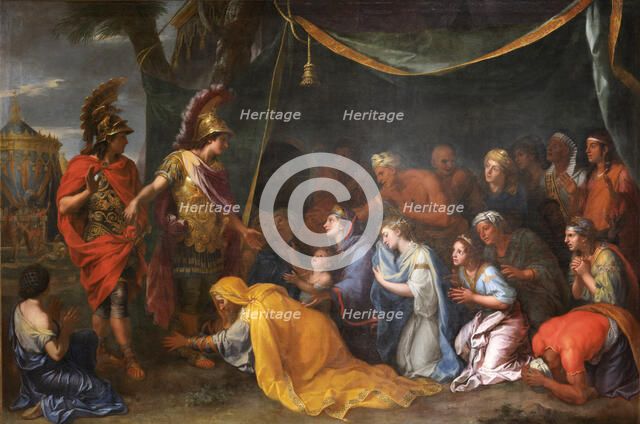 The Queens of Persia at the feet of Alexander (The Tent of Darius), 1661. Artist: Le Brun, Charles (1619-1690)