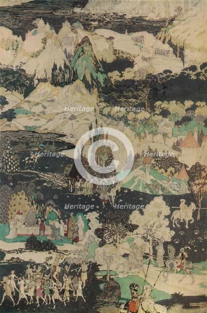 'The Quest of the Holy Grail', c1919. Artist: George Sheringham.