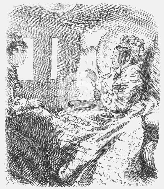 'The Question Settled', 1874. Creator: Charles Samuel Keene.