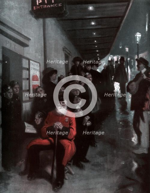 'The Queue, the Pensioner and the Dollar Princess', 1910.Artist: Fred Leist