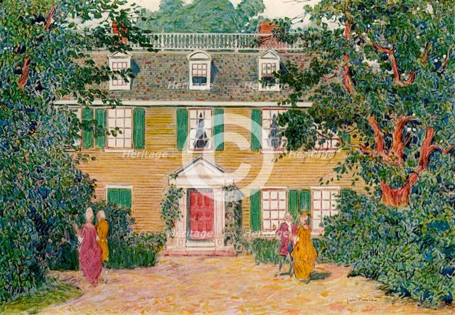 The Quincy House, New England, USA, c18th century (1921).Artist: James Preston