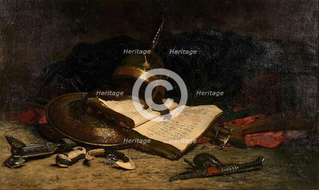 The Quran. Creator: Delanoy, Hippolyte-Pierre (1849-1899).