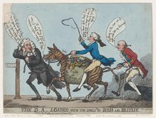 The Q.A. Loaded With The Spoils of India and Britain, 1788., 1788. Creator: Thomas Rowlandson