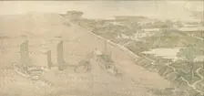 The Qianlong Emperor's Southern Inspection Tour, Scroll Four: The Confluence of the Huai..., 1770. Creator: Xu Yang