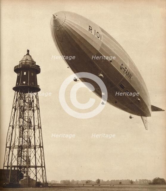 'The R101', 1930, (1938). Artist: Unknown.