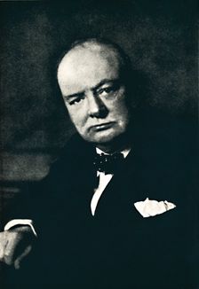 The Rt. Hon. Winston S. Churchill, P.C., C.H., F.R.S., M.P. 1941, (1945). Creator: Walter Stoneman